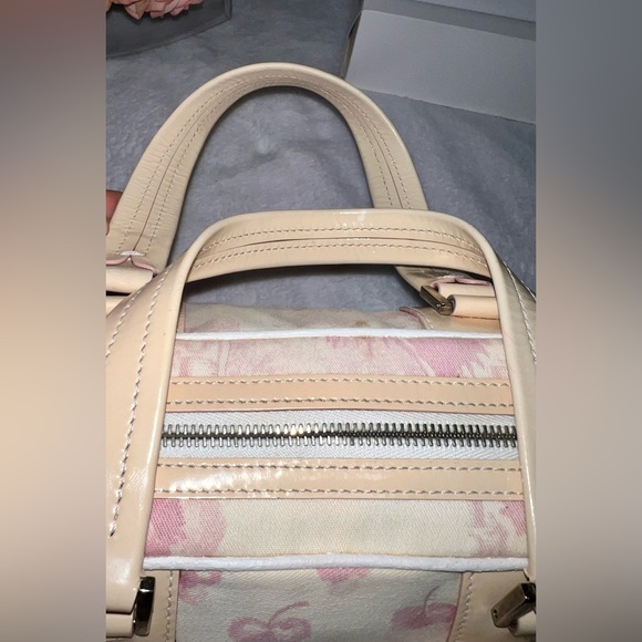 💯Authentic CHRISTIAN DIOR Top Handle Bag Floral Vintage - Picture 11 of 16